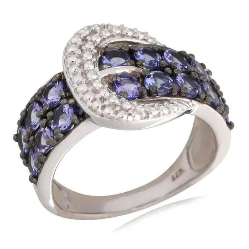 925 Sterling Silver Tanzanite Gemstone Ring