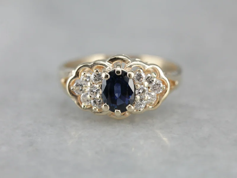 Vintage Sapphire Anniversary Ring