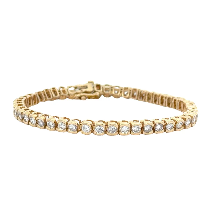 6.0 CTW Diamond Tennis Bracelet in Yellow Gold