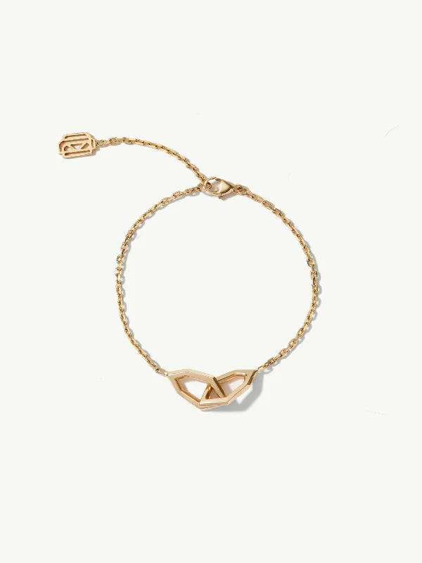 Amanti Chain Link Bracelet In 18K Yellow Gold