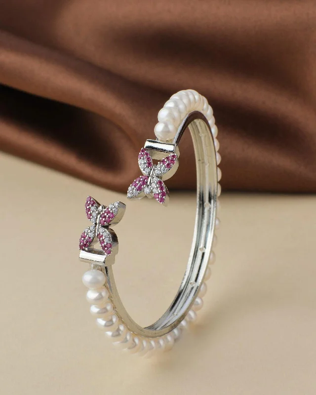 Butterfly Real Pearl Bangle