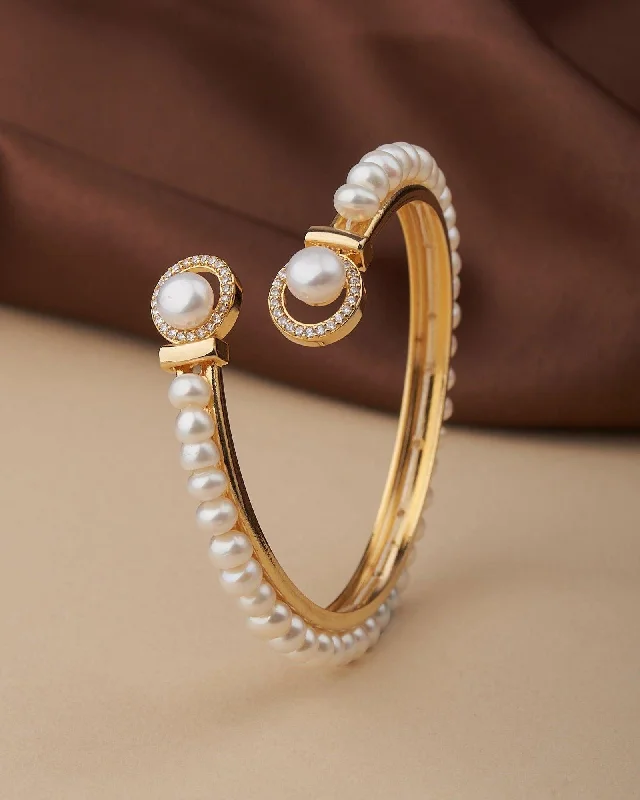 Elegant Real Pearl Bangle