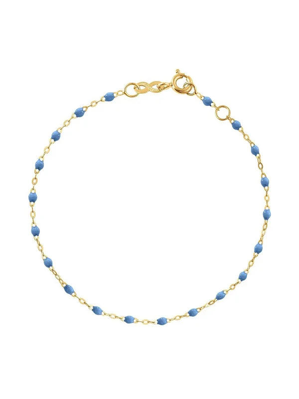 Classic Gigi Sky Resin Yellow Gold Bracelet