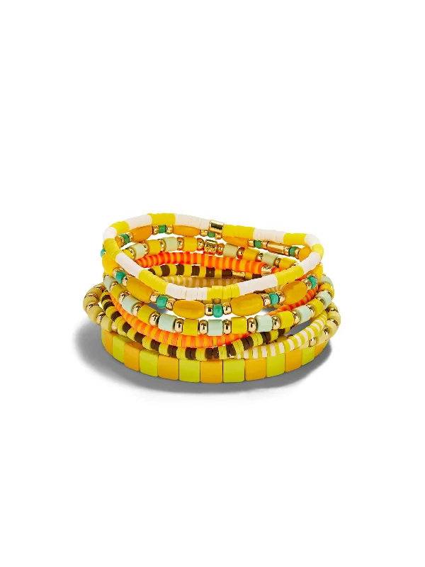 Yellow Color Therapy Bracelet Bunch