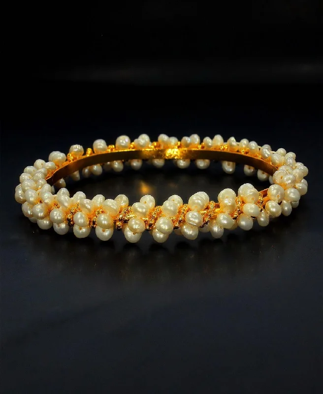 Delightful Real Pearl Bangle