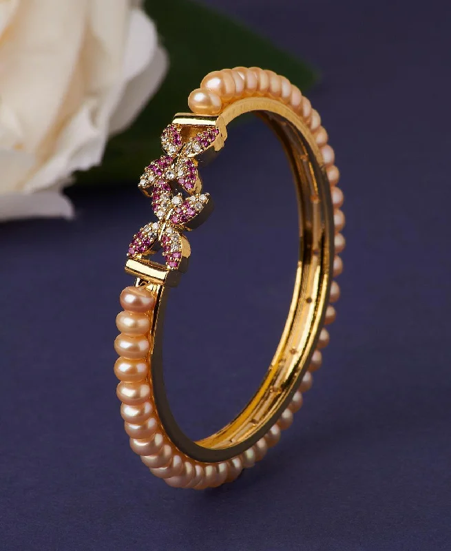 Delightful Real Pearl Bangle