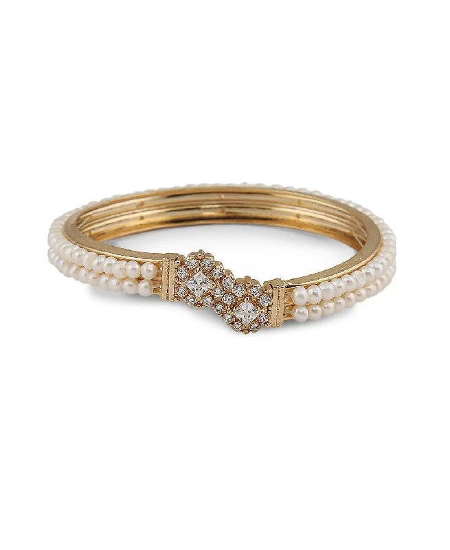 Delightful Real Pearl Bangle