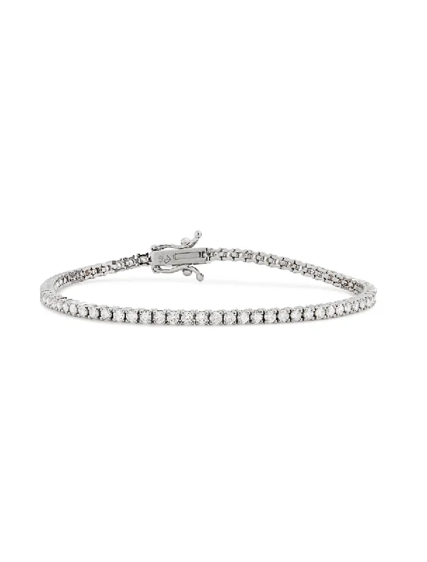 Diamond White Gold Tennis Bracelet