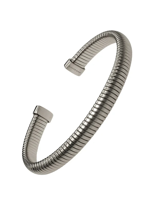 Extra Small Gunmetal Cobra Cuff Bracelet