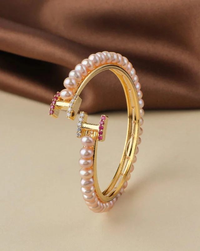 Elegant and classy Pearl Bangle