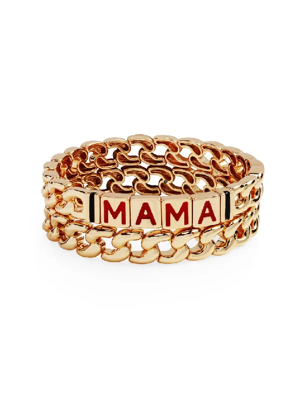 The Mama Link Bracelet Duo