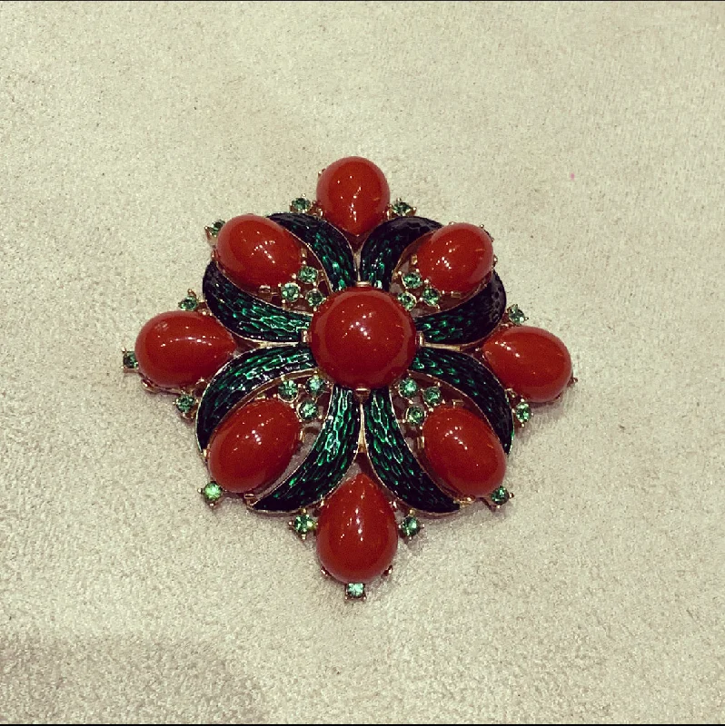 L’Orient Collection 1960s Statement Brooch by Trifari