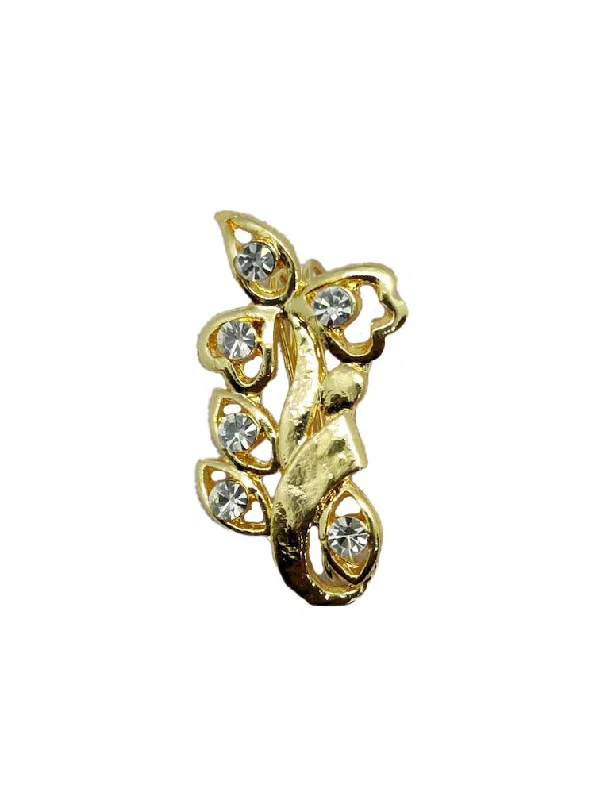 Golden Designer Brooch