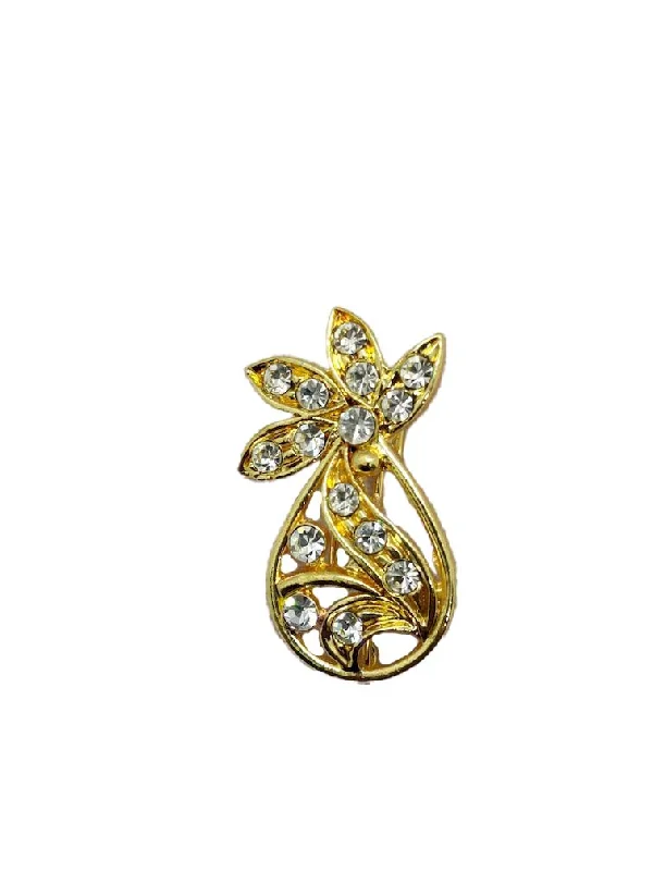 Golden Designer Brooch