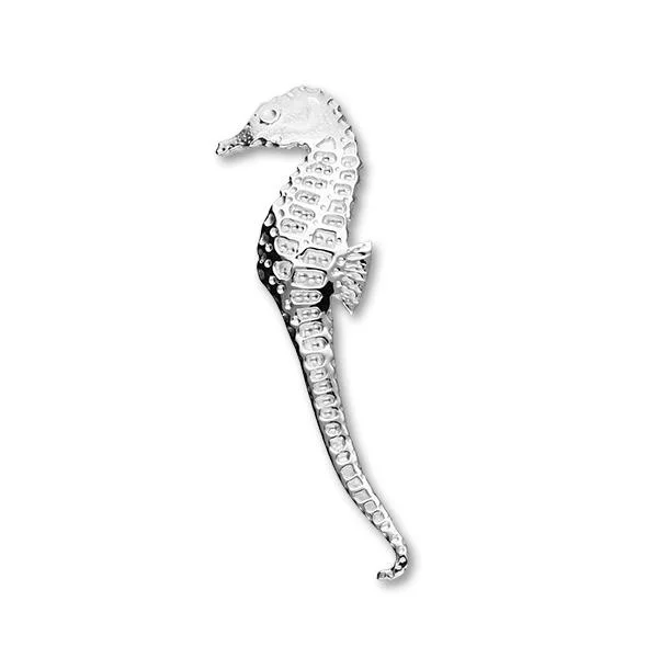 Seahorse Silver Brooch FB 2