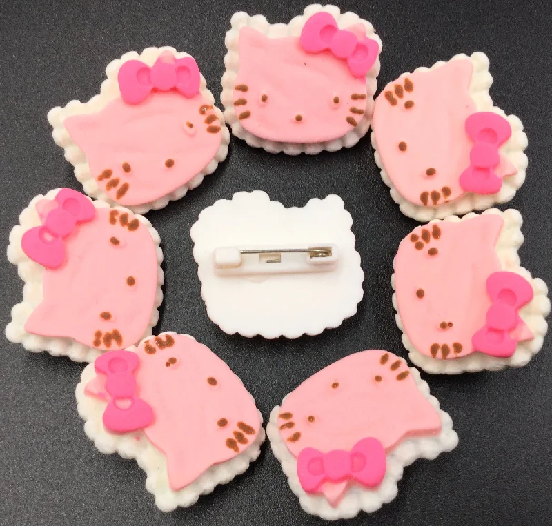 Pink Hello Kitty Badge